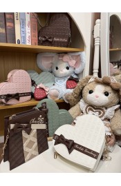 Dream Whale Strawberry Chocolate Bags(Pre-Order/4 Colours/Full Payment Without Shipping)